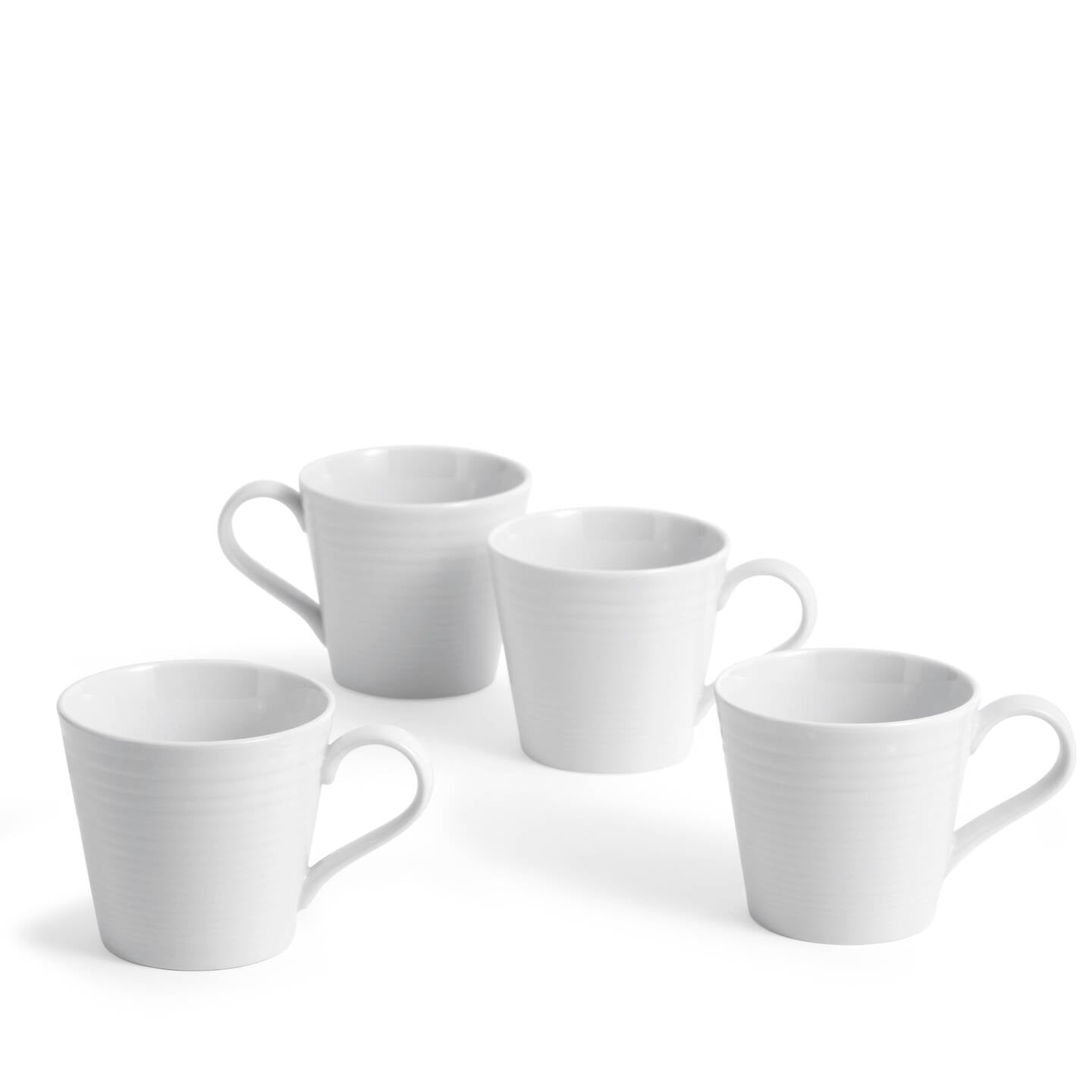 Gordon Ramsay Maze White Mugs, Set of 4 | Royal Doulton Webstore