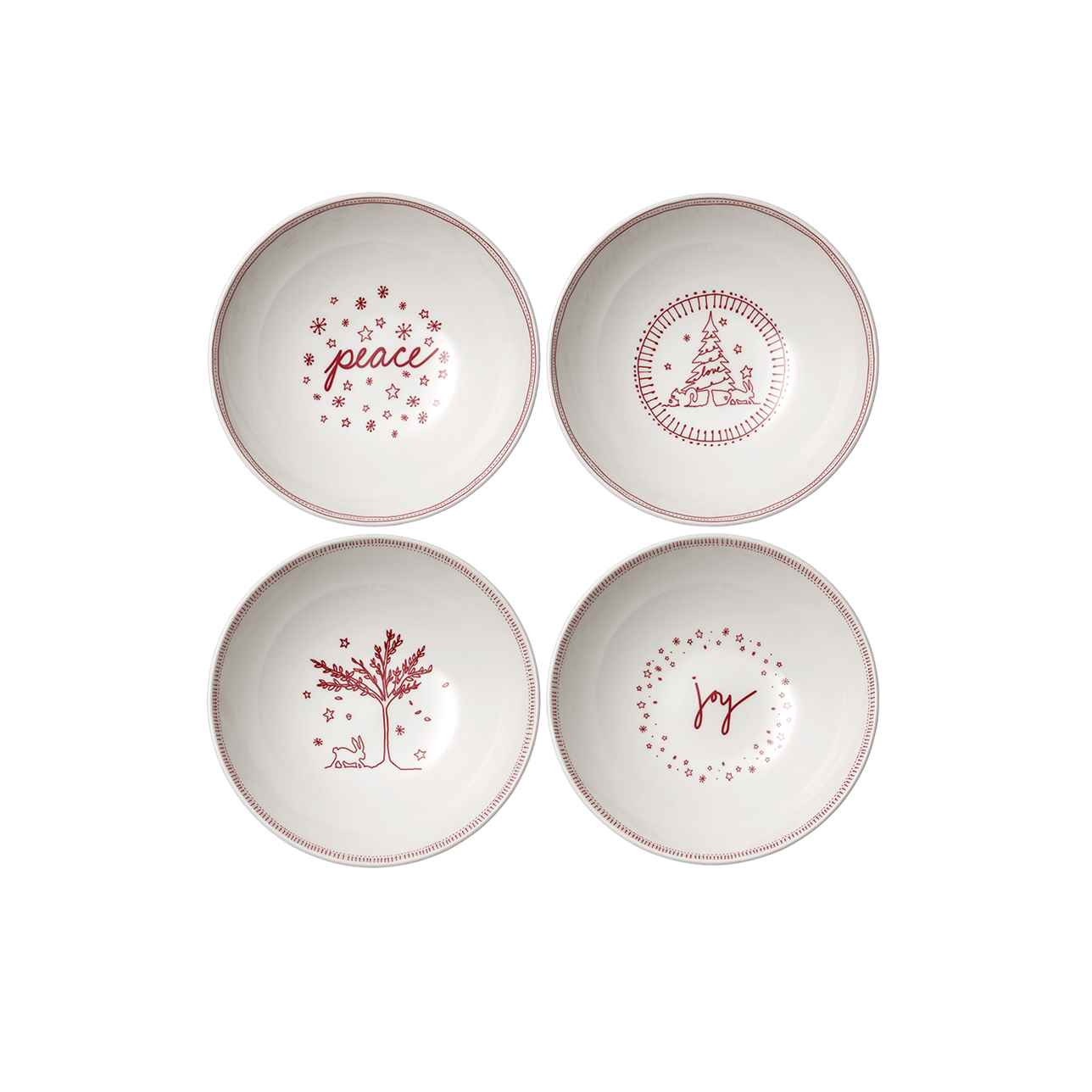 ED Holiday Cereal Bowls (Set of 4)