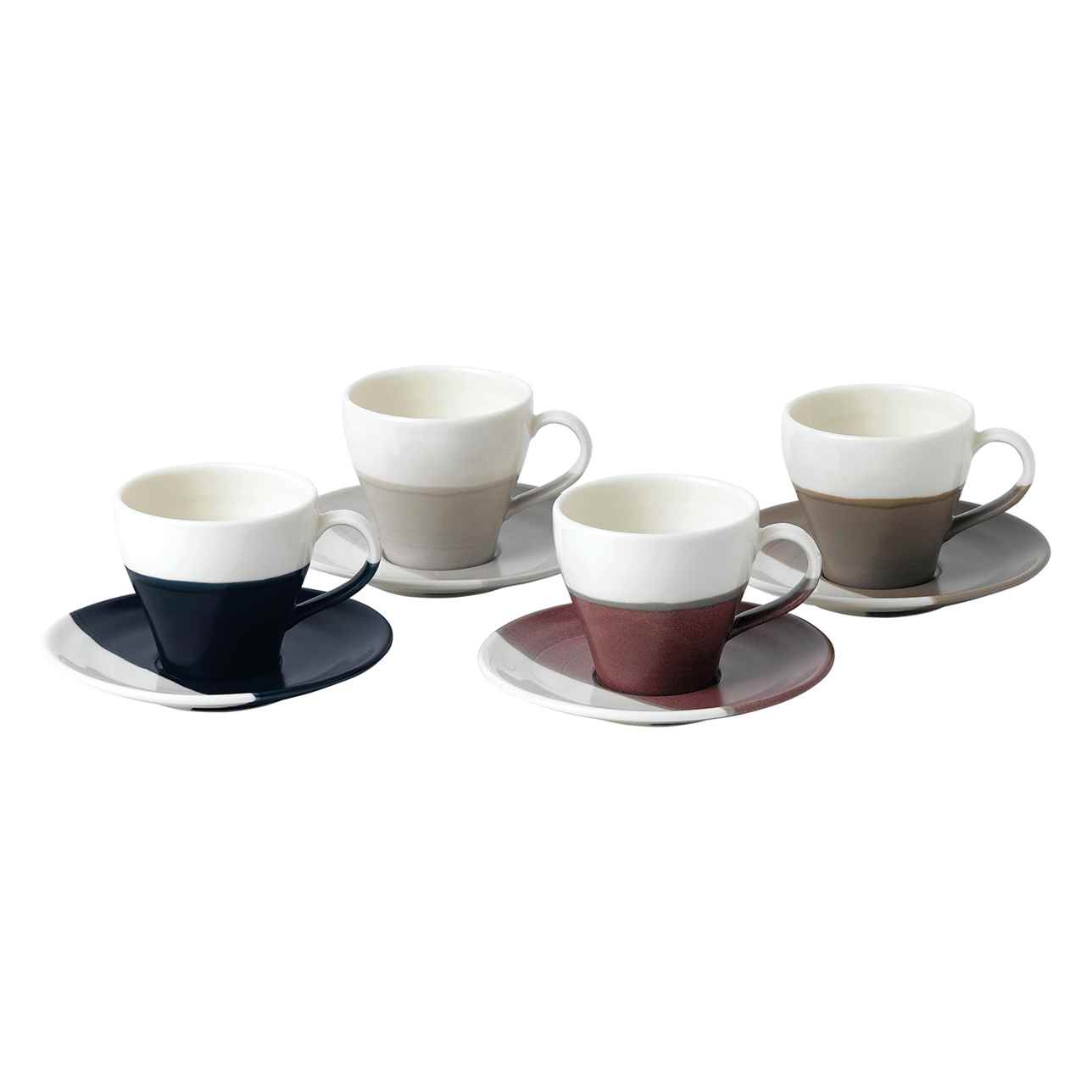 Coffee Studio Espresso Cup and Saucer (Set of 4)