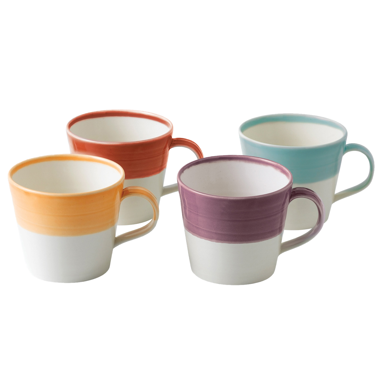 1815 Bright Colours Mugs (Set of 4)