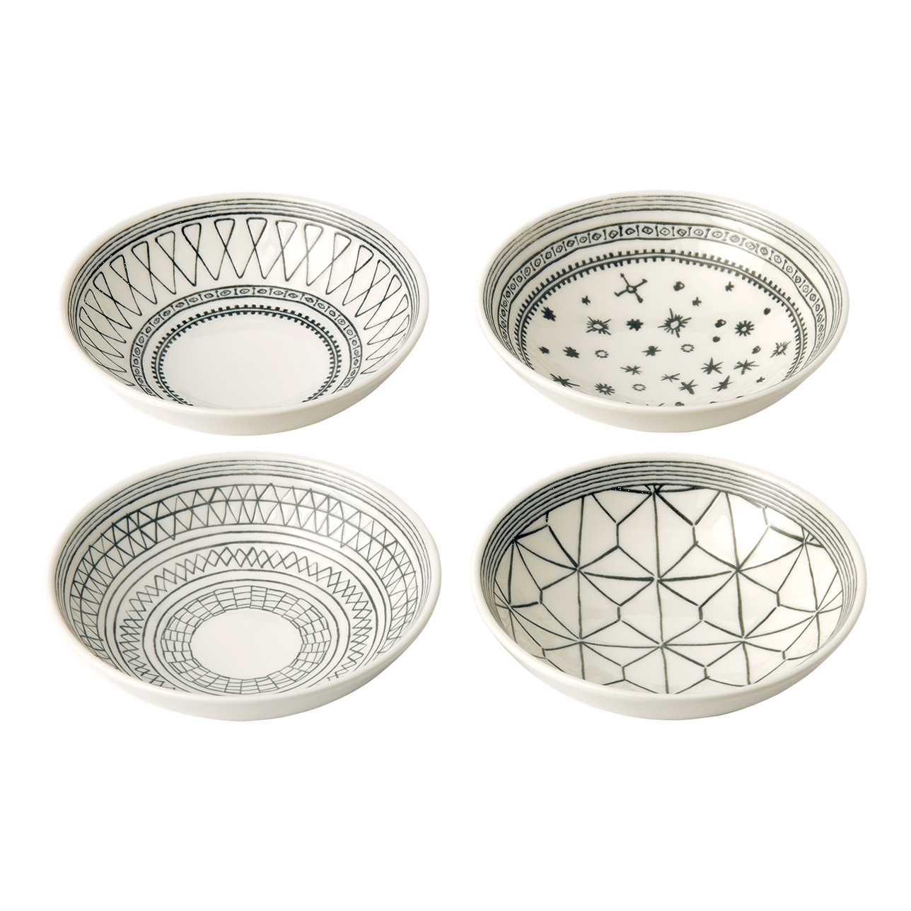 ED Charcoal Grey Small Bowls (Set of 4)