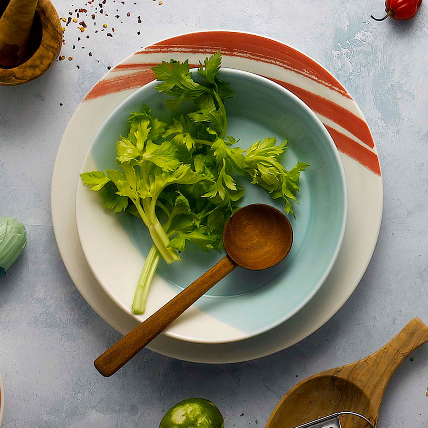 1815 Bold Pasta Bowls, Set of 6