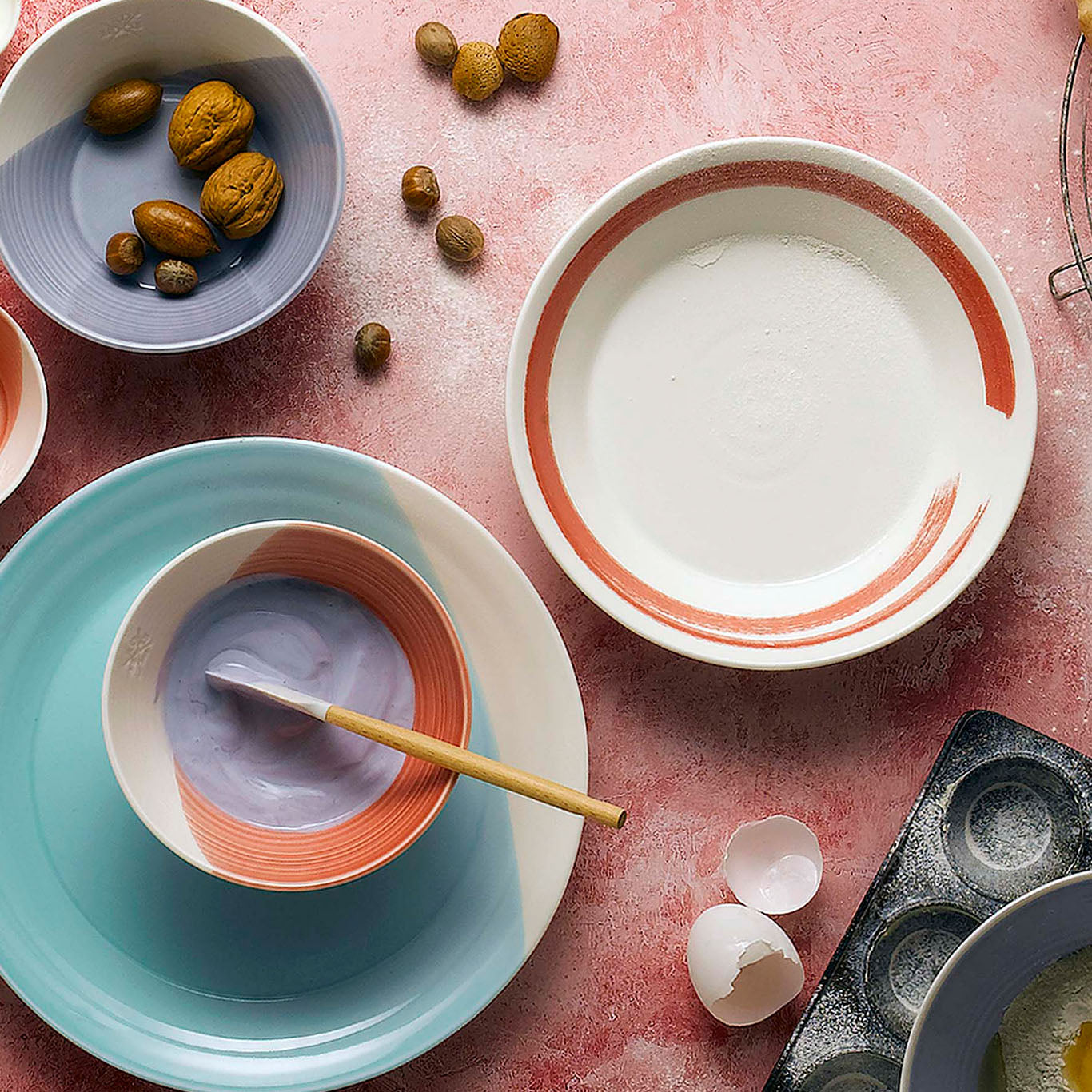 1815 Bold Pasta Bowls, Set of 6