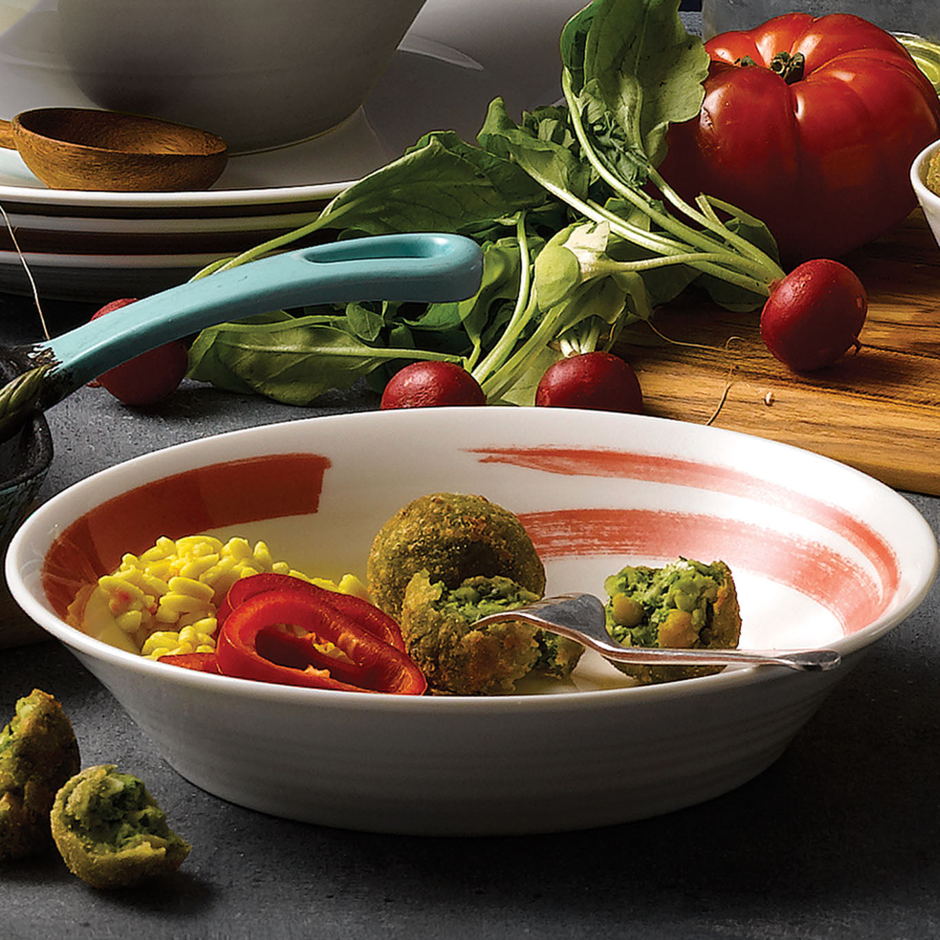 1815 Bold Pasta Bowls, Set of 6