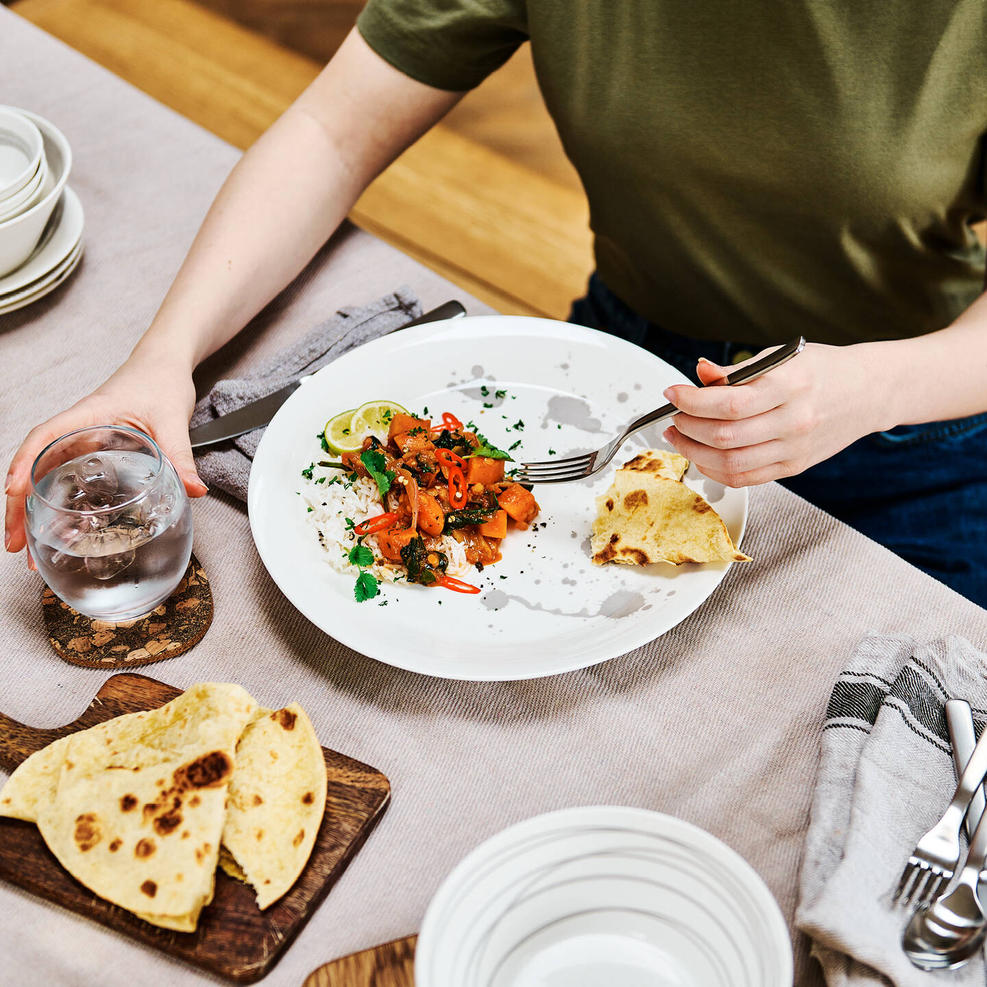 Pacific Stone Side Plate, Set of 4