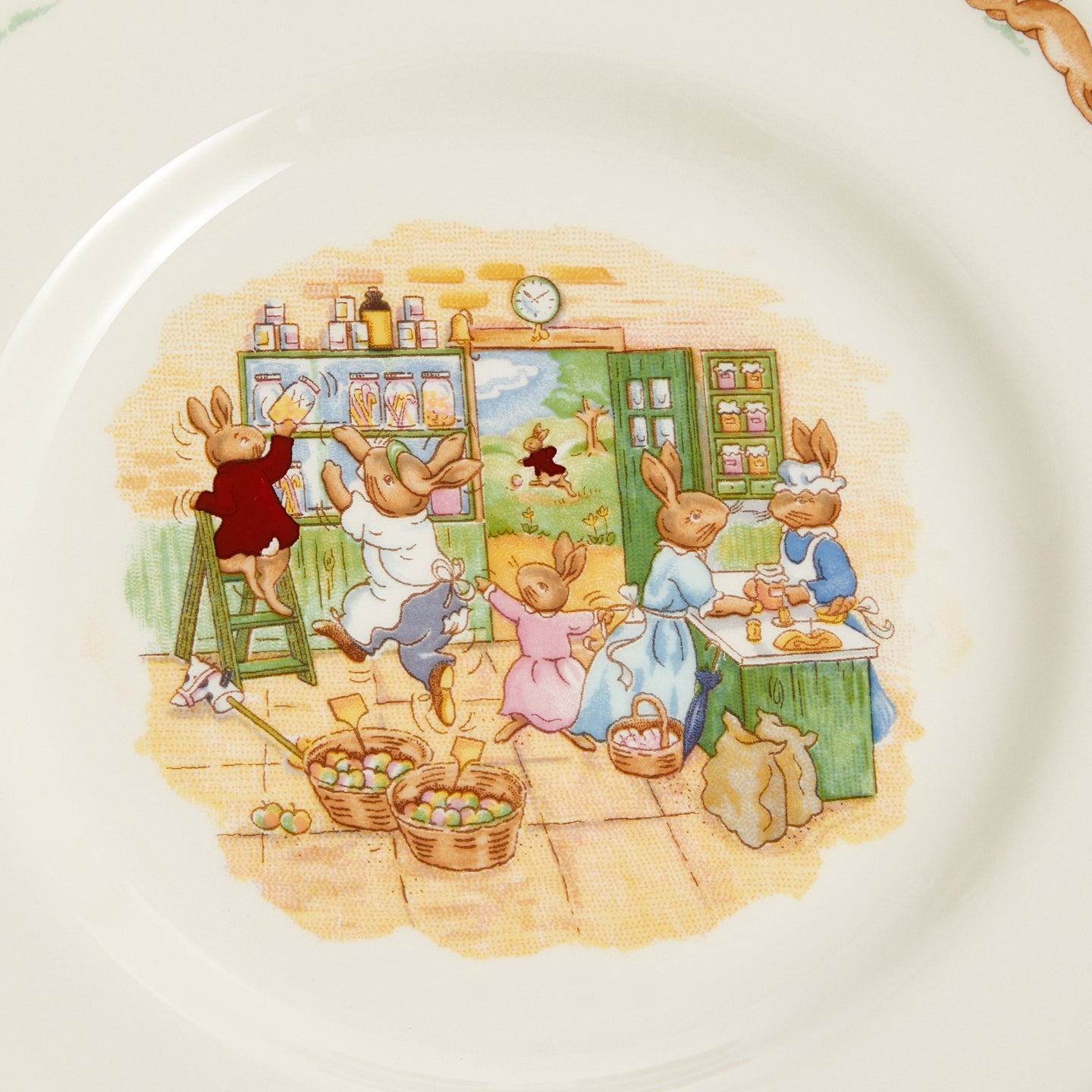 Bunnykins Set: Plate, Cereal Bowl and 1 Handled Hug-a-Mug | Royal