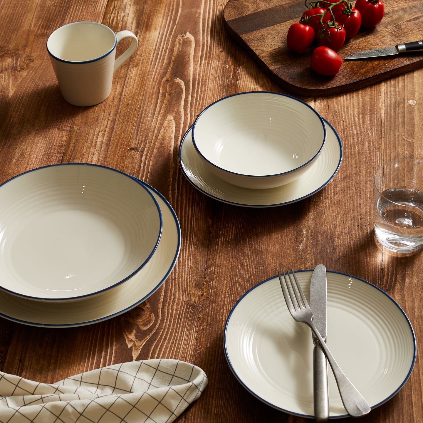 Gordon Ramsay Maze Denim Line Mug, Set of 4 | Royal Doulton Webstore