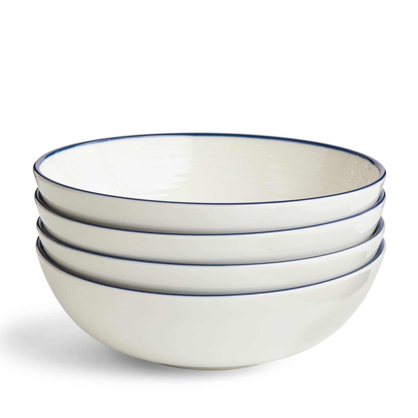 Gordon Ramsay Maze Denim Line Cereal Bowl, Set of 4 | Royal