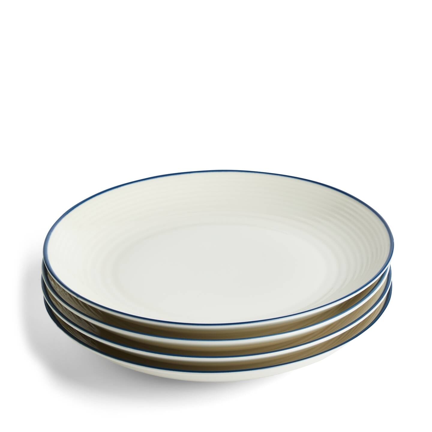 Gordon Ramsay Maze Denim Line Dinner Plate, Set of 4