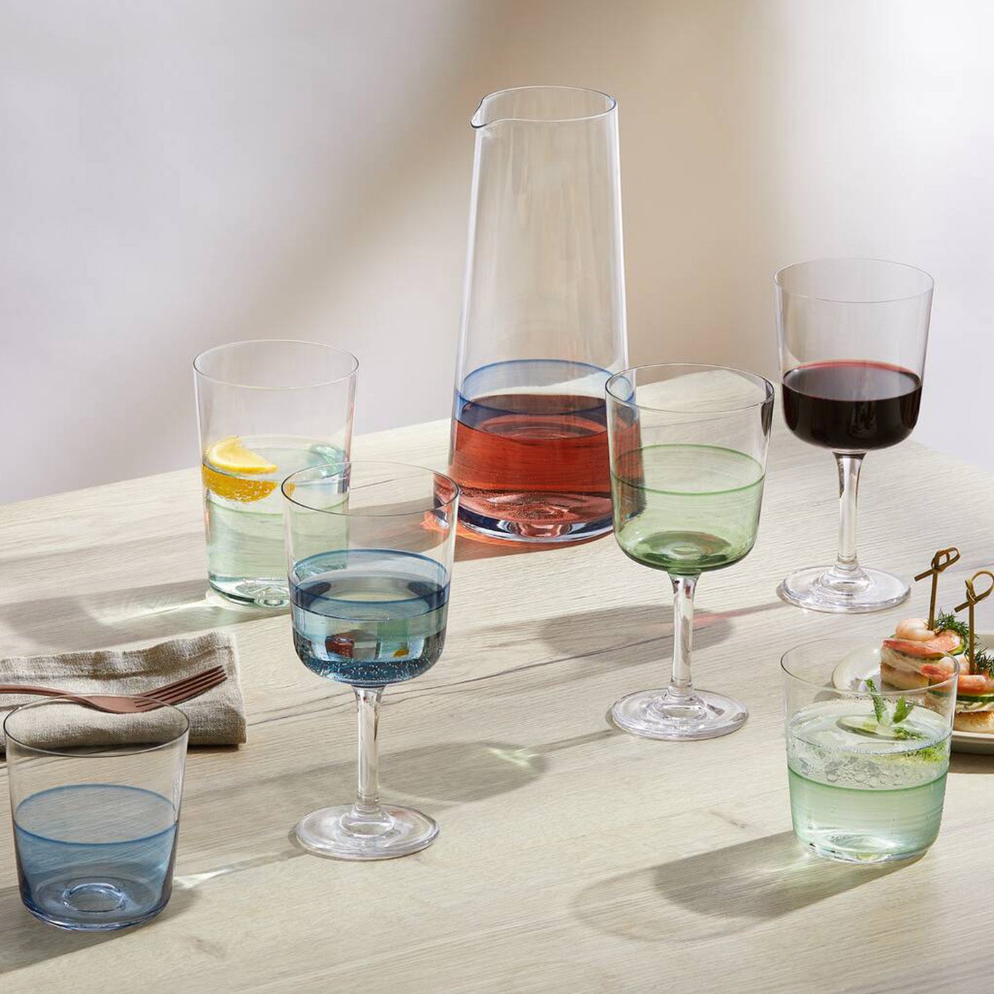 1815 Wine Blue, Set of 4