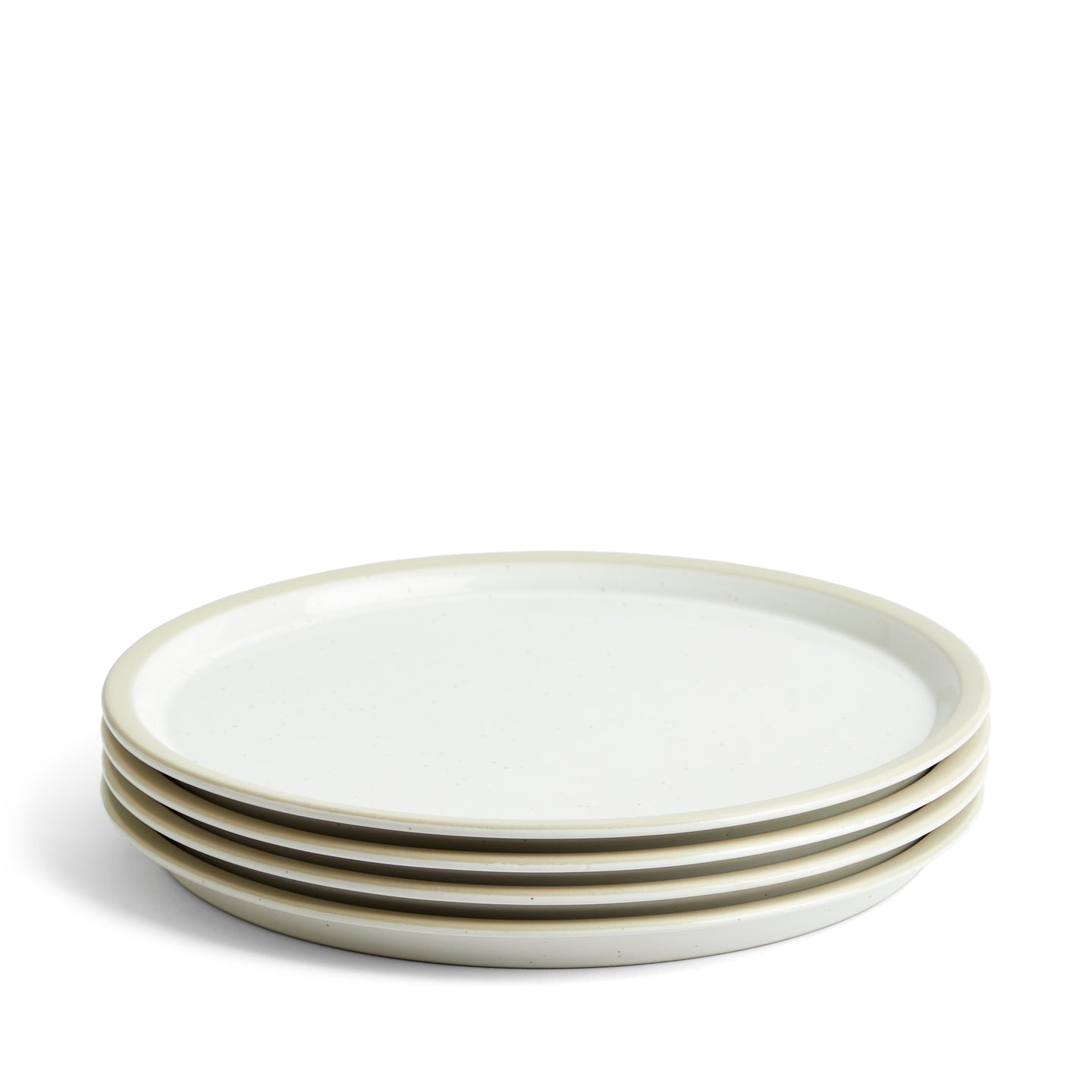 Urban Dining Plate, Lid White, Set of 4