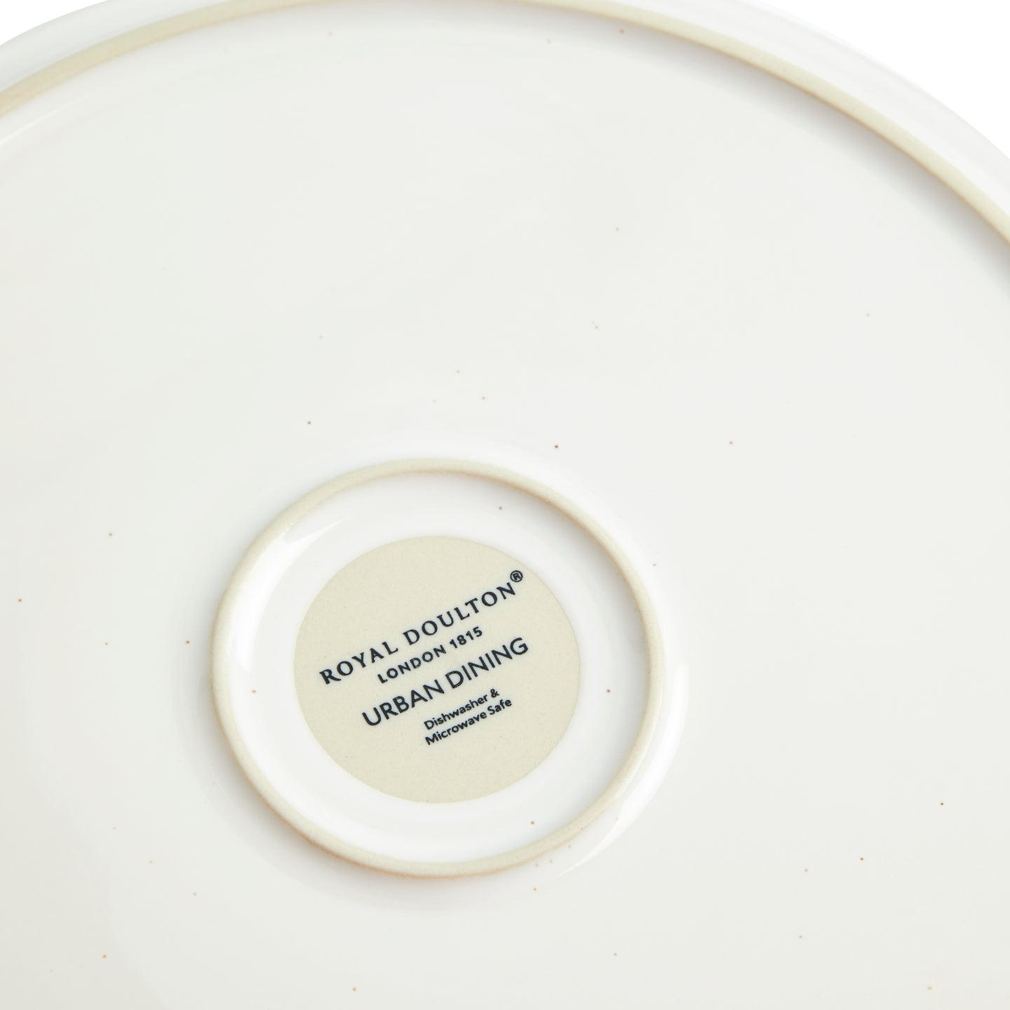 Urban Dining Plate, Lid White, Set of 4