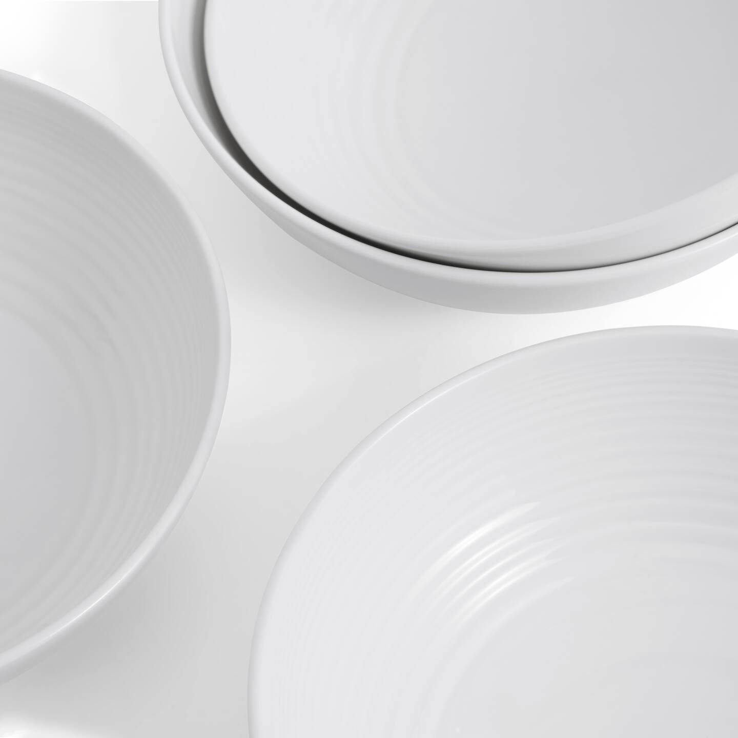 Gordon Ramsay Maze White Cereal Bowls, Set of 4