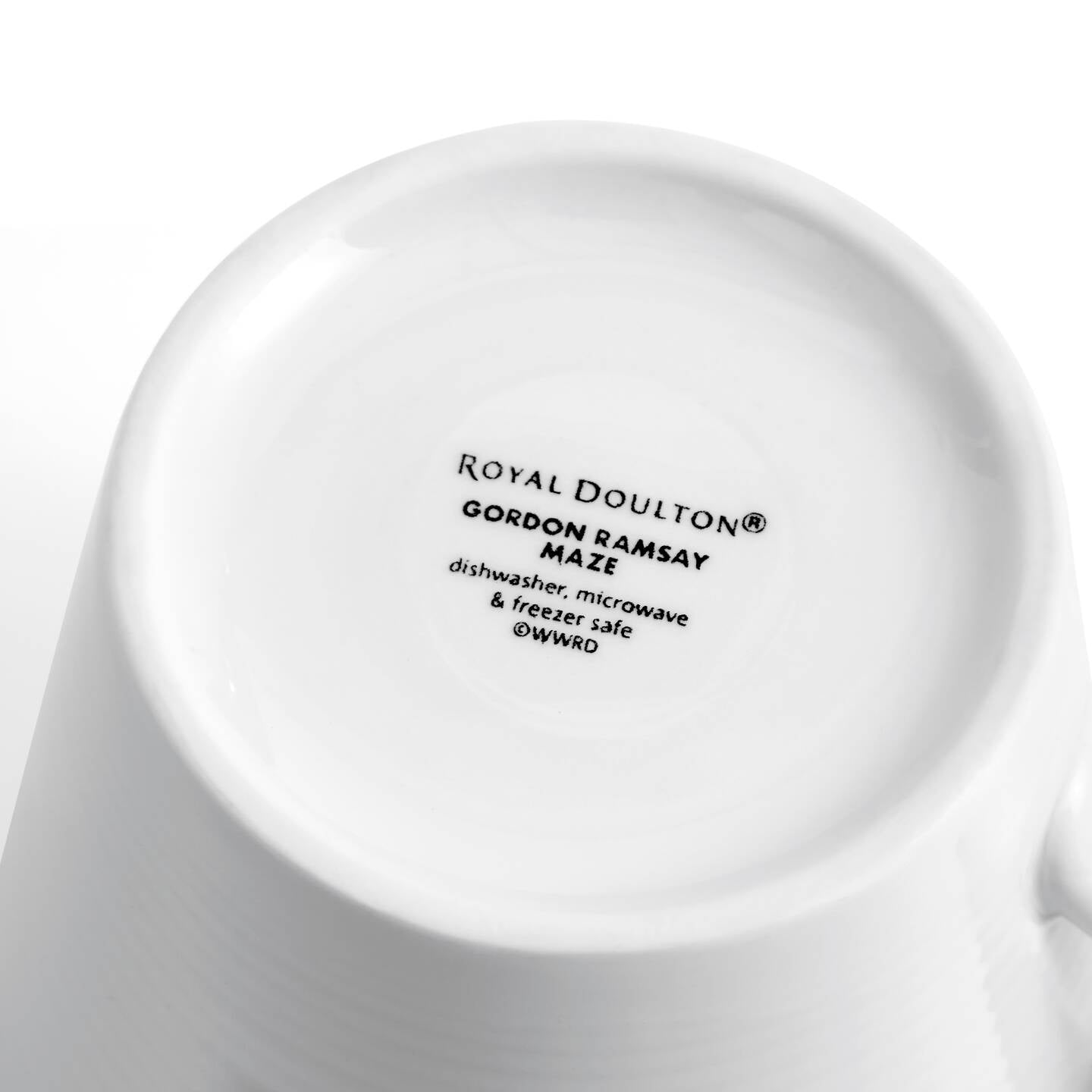 Gordon Ramsay Maze White Mugs, Set of 4