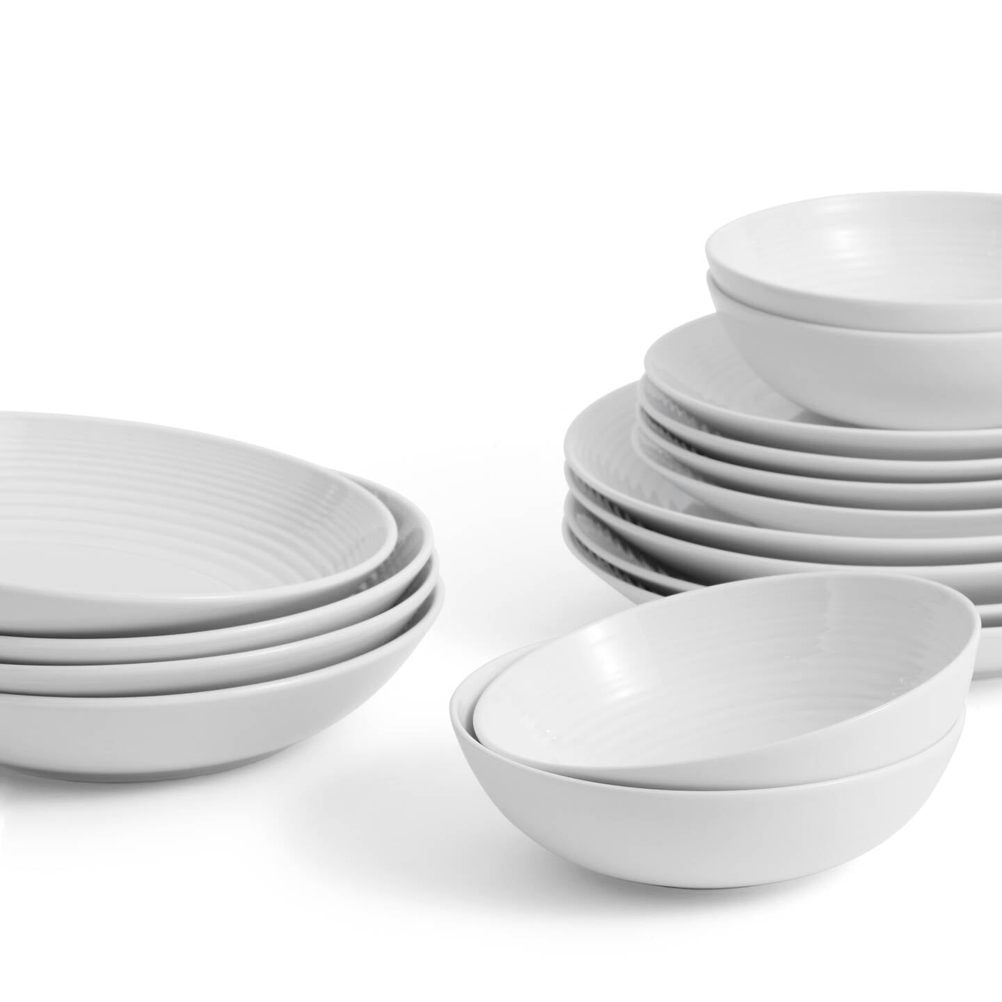 Gordon Ramsay Maze White Dinner Set, 16 piece