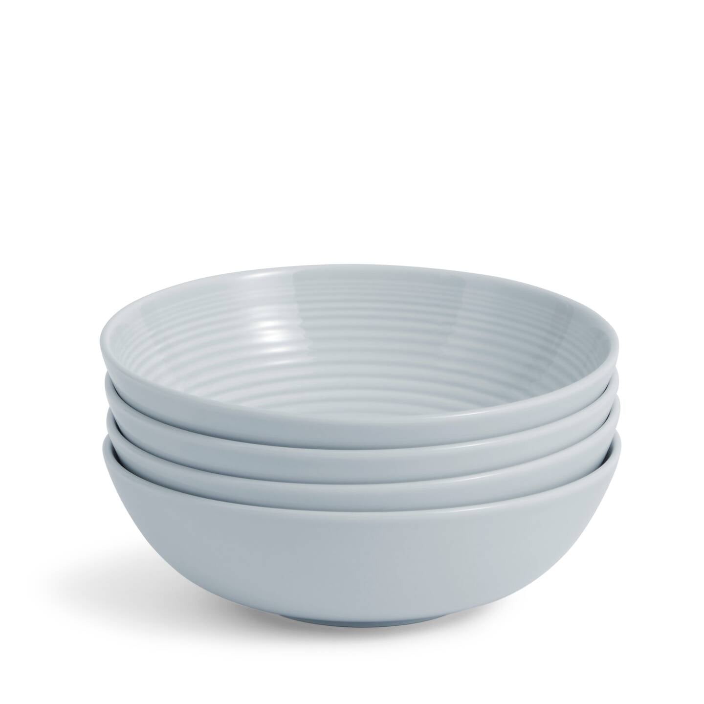 Gordon Ramsay Maze Light Grey Cereal Bowls, Set of 4