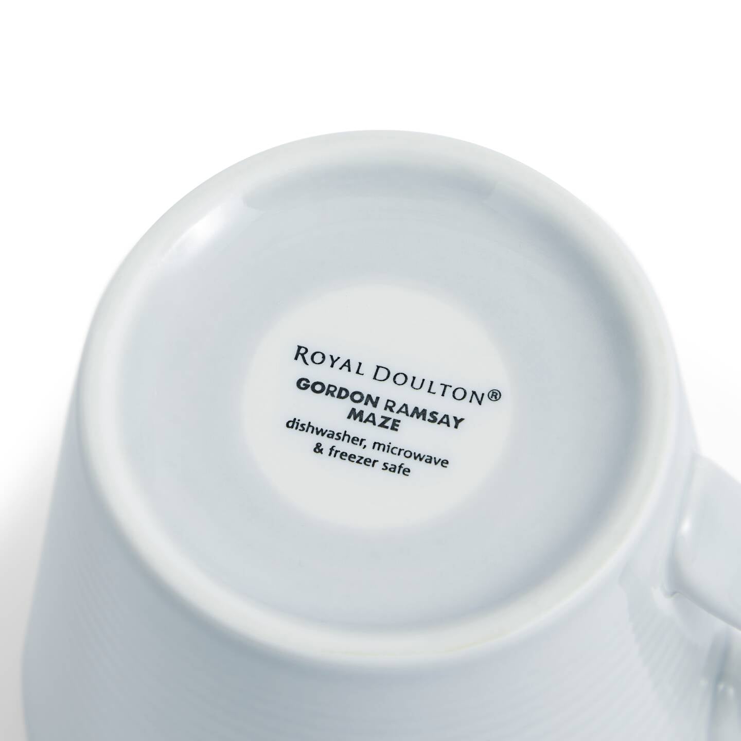 Gordon Ramsay Maze Light Grey Mugs, Set of 4