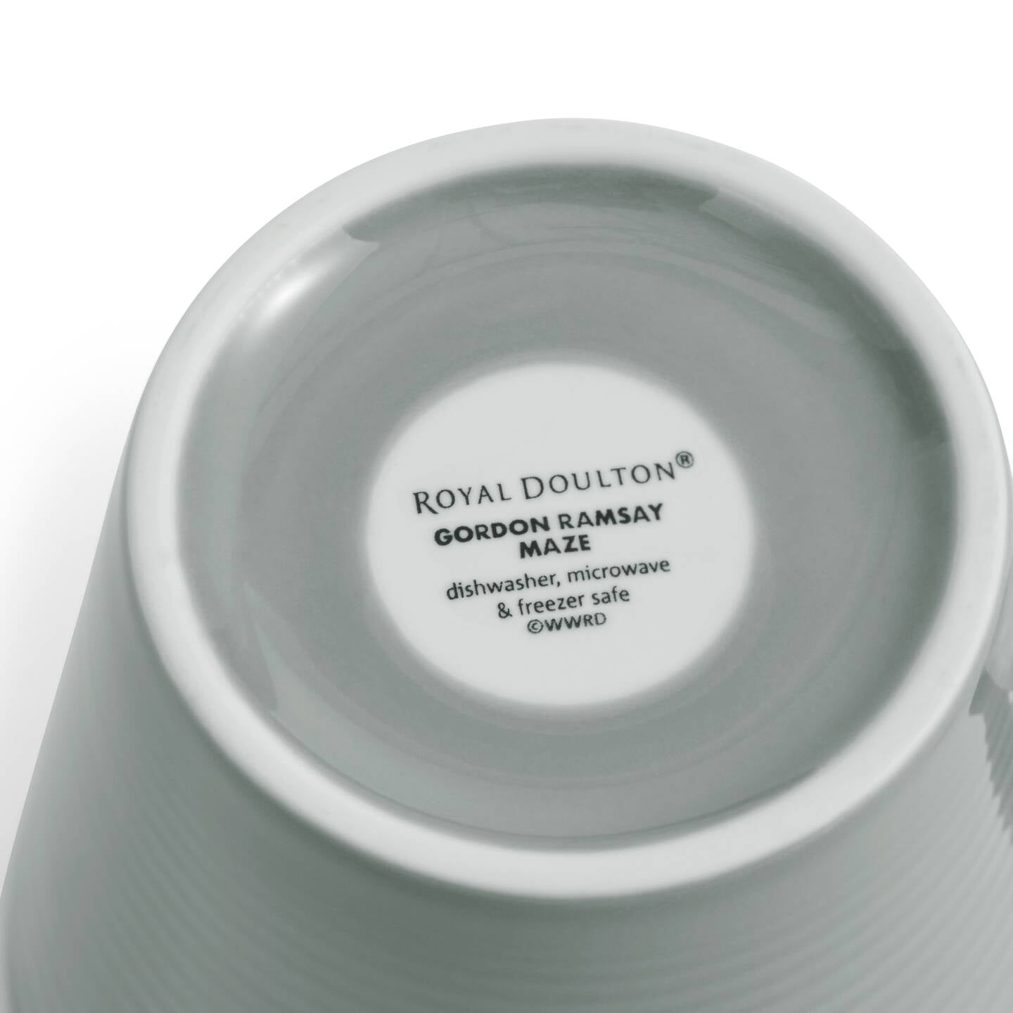 Gordon Ramsay Maze Dark Grey Mugs, Set of 4