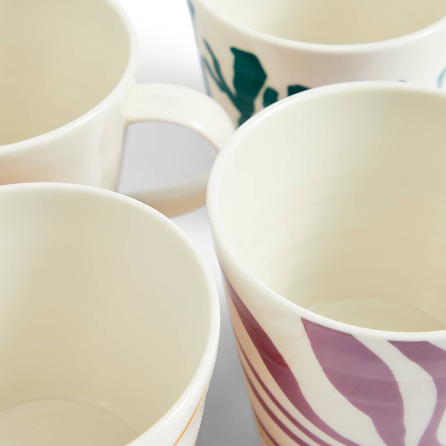 1815 Coral Mug Mixed Pattern, Set of 4