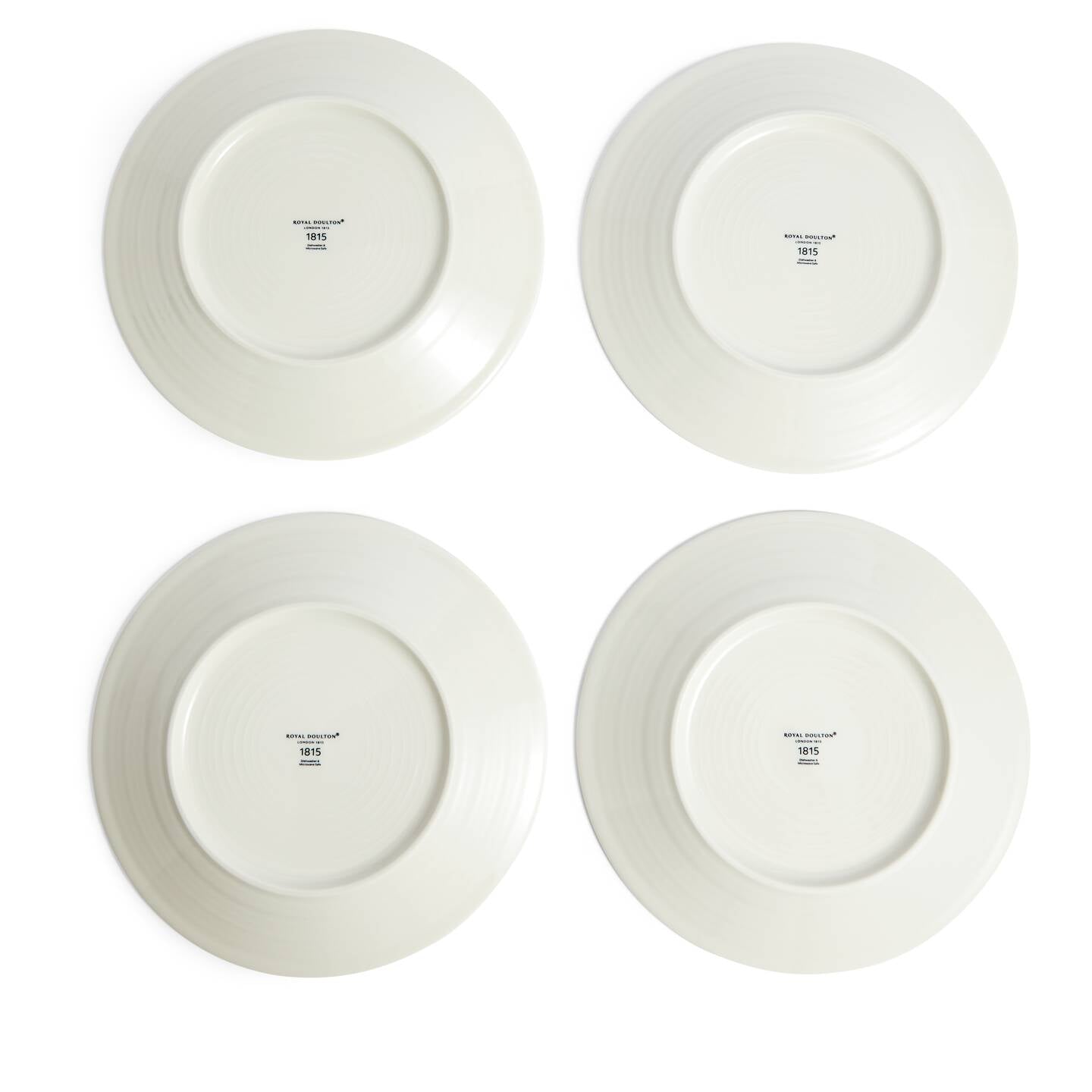 1815 Coral Mixed Pattern Plate, Set of 4