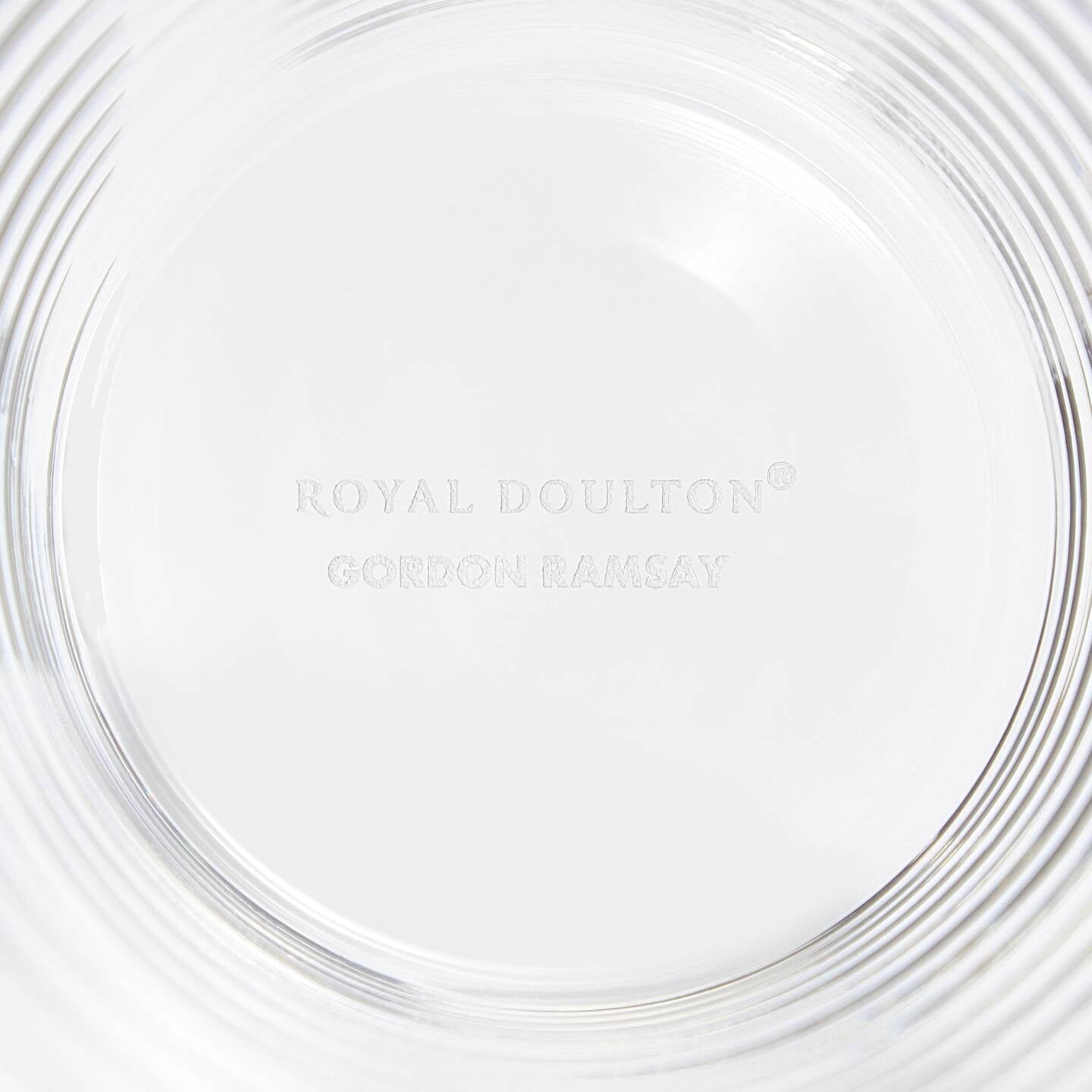 Gordon Ramsay Maze Tumbler 340ml Clear, Set of 4