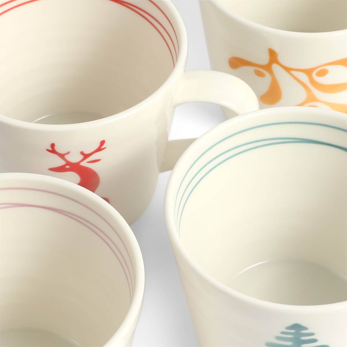 1815 Christmas Mug, Set of 4