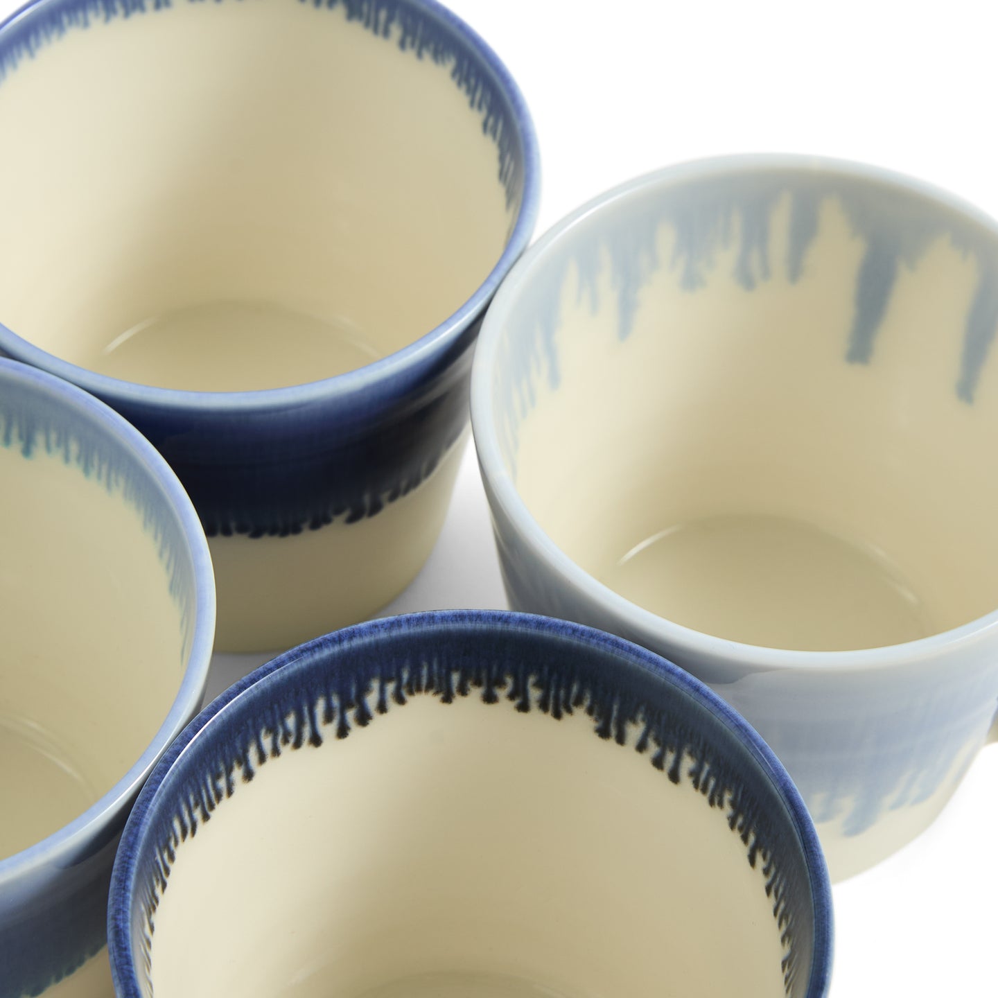 Pacific Glaze Mug Blue, Set of 4
