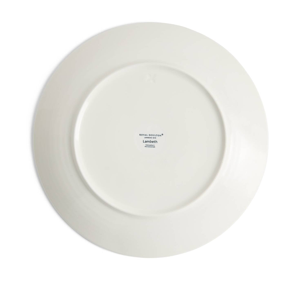 Lambeth Plate 27cm/ 10.6in White