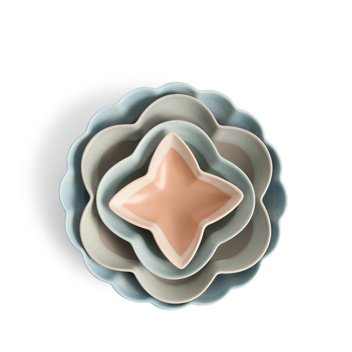 Lambeth Nesting Shaped Dishes Set of 4