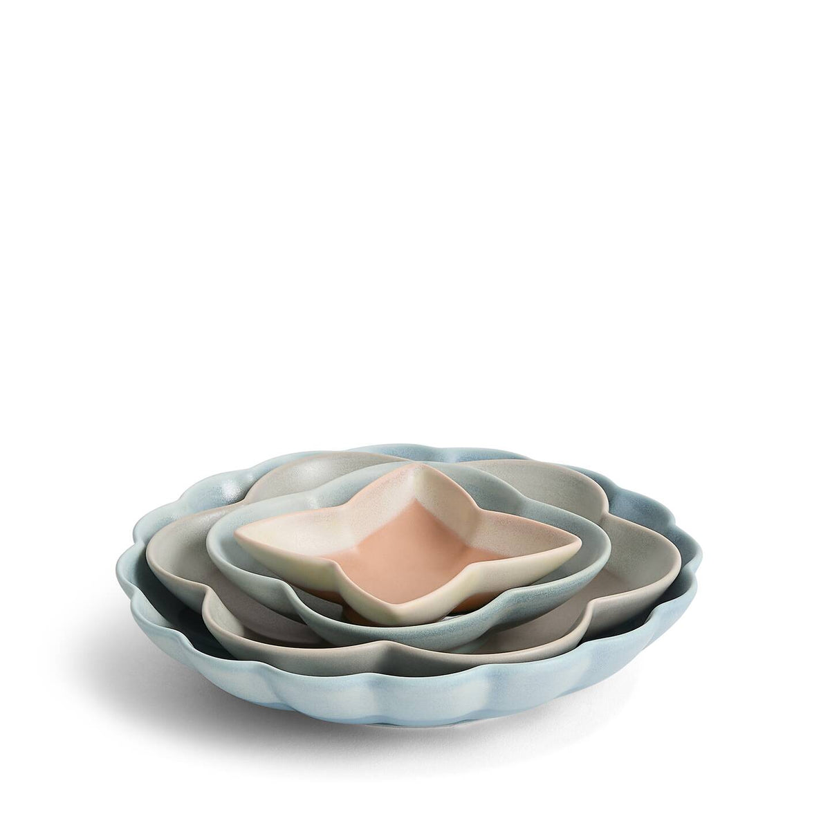 Lambeth Nesting Shaped Dishes Set of 4