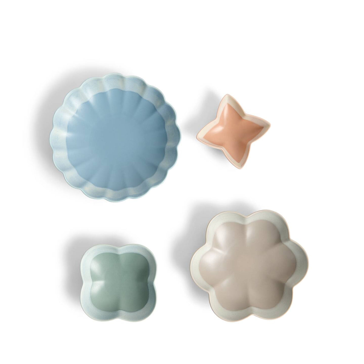 Lambeth Nesting Shaped Dishes Set of 4