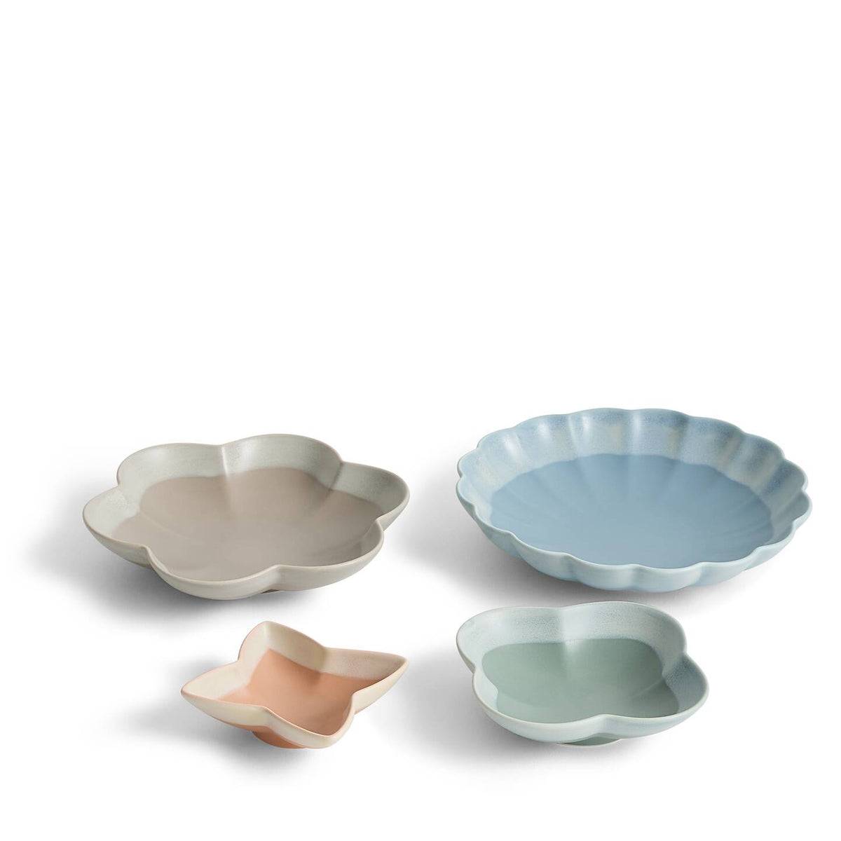 Lambeth Nesting Shaped Dishes Set of 4