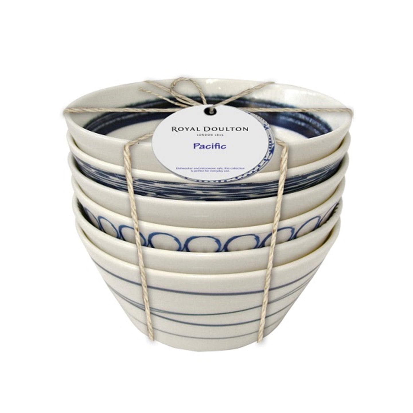 Pacific Blue Tapas Bowls, Set of 6