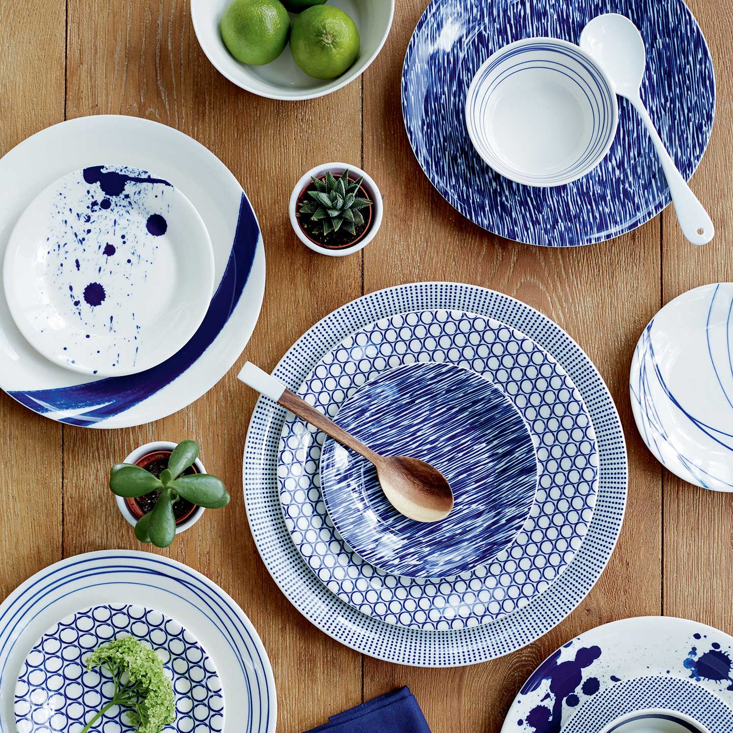 Pacific Blue Side Plates, Set of 6 | Royal Doulton Webstore