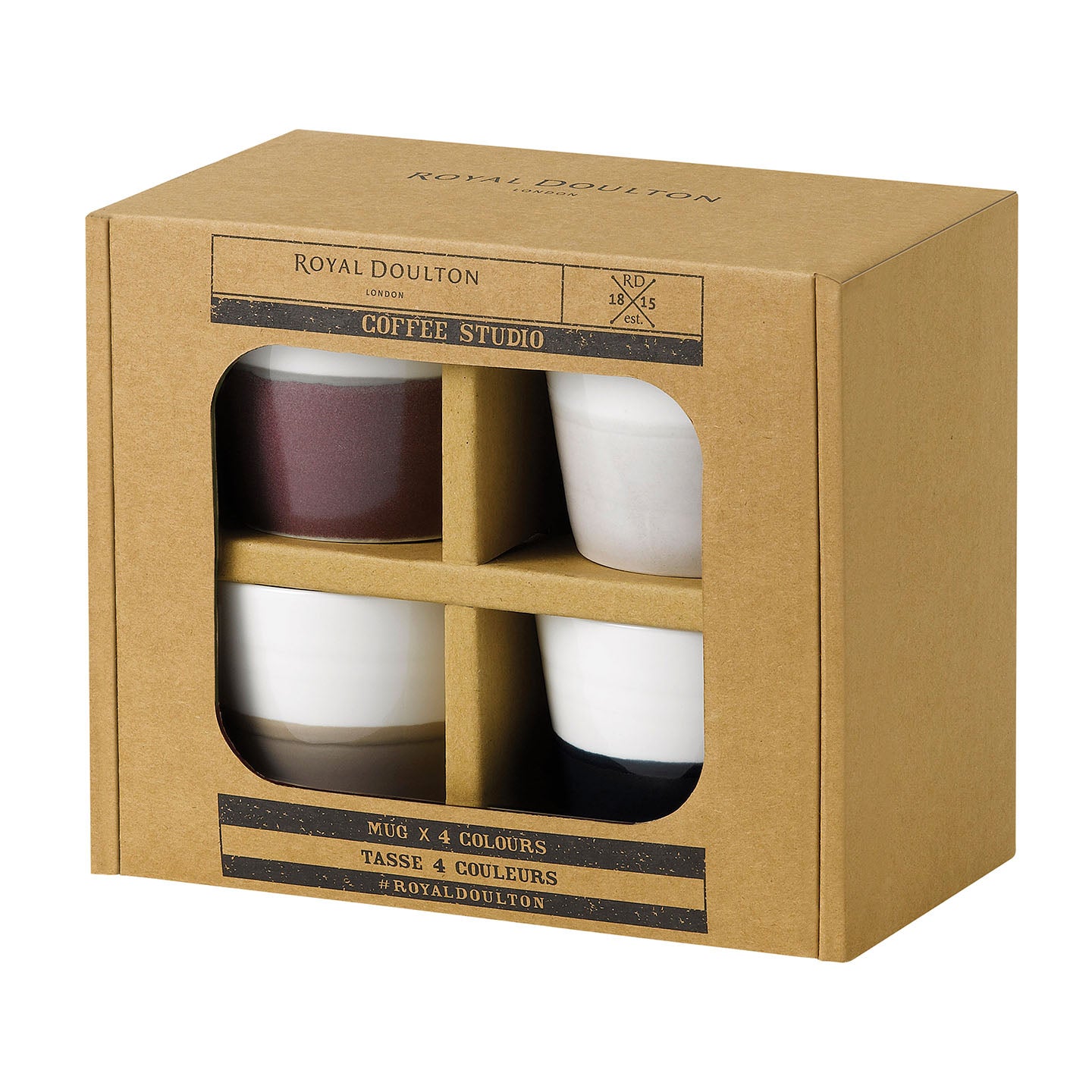 Coffee Studio Mug Small, Set of 4