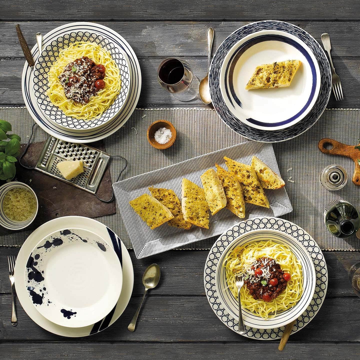 Pacific Blue Dinner Plates, Set of 6