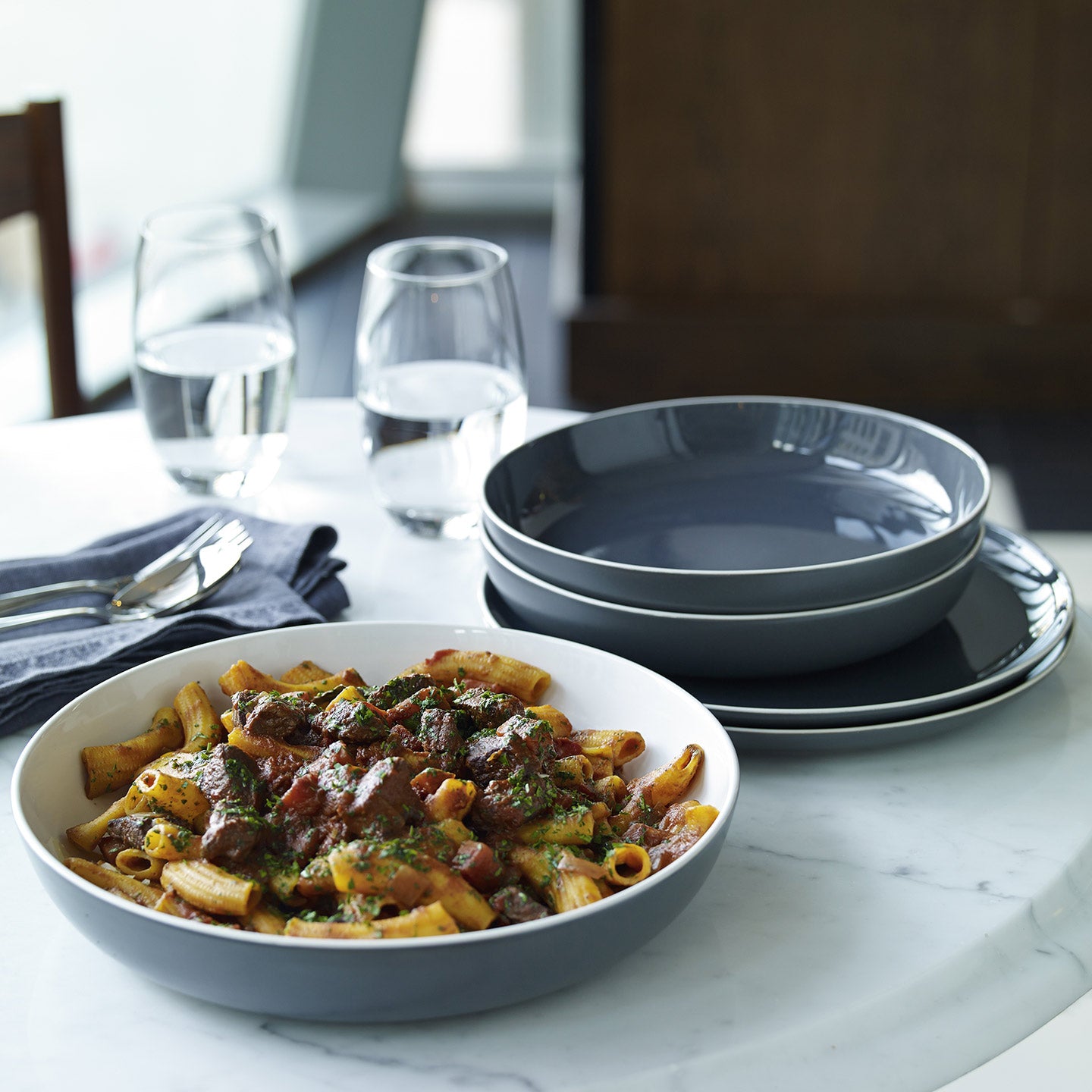 Gordon Ramsay Bread Street Slate Pasta Bowl