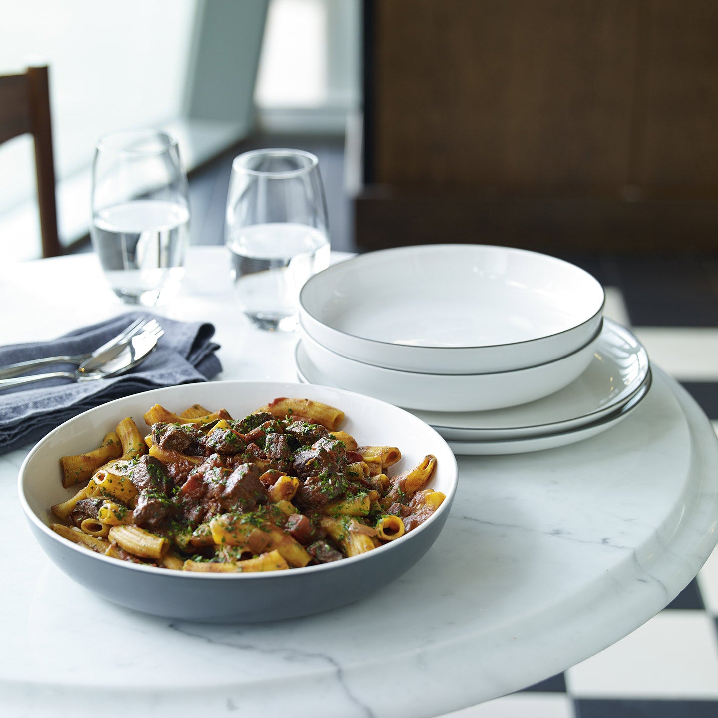 Gordon Ramsay Bread Street White Pasta Bowl