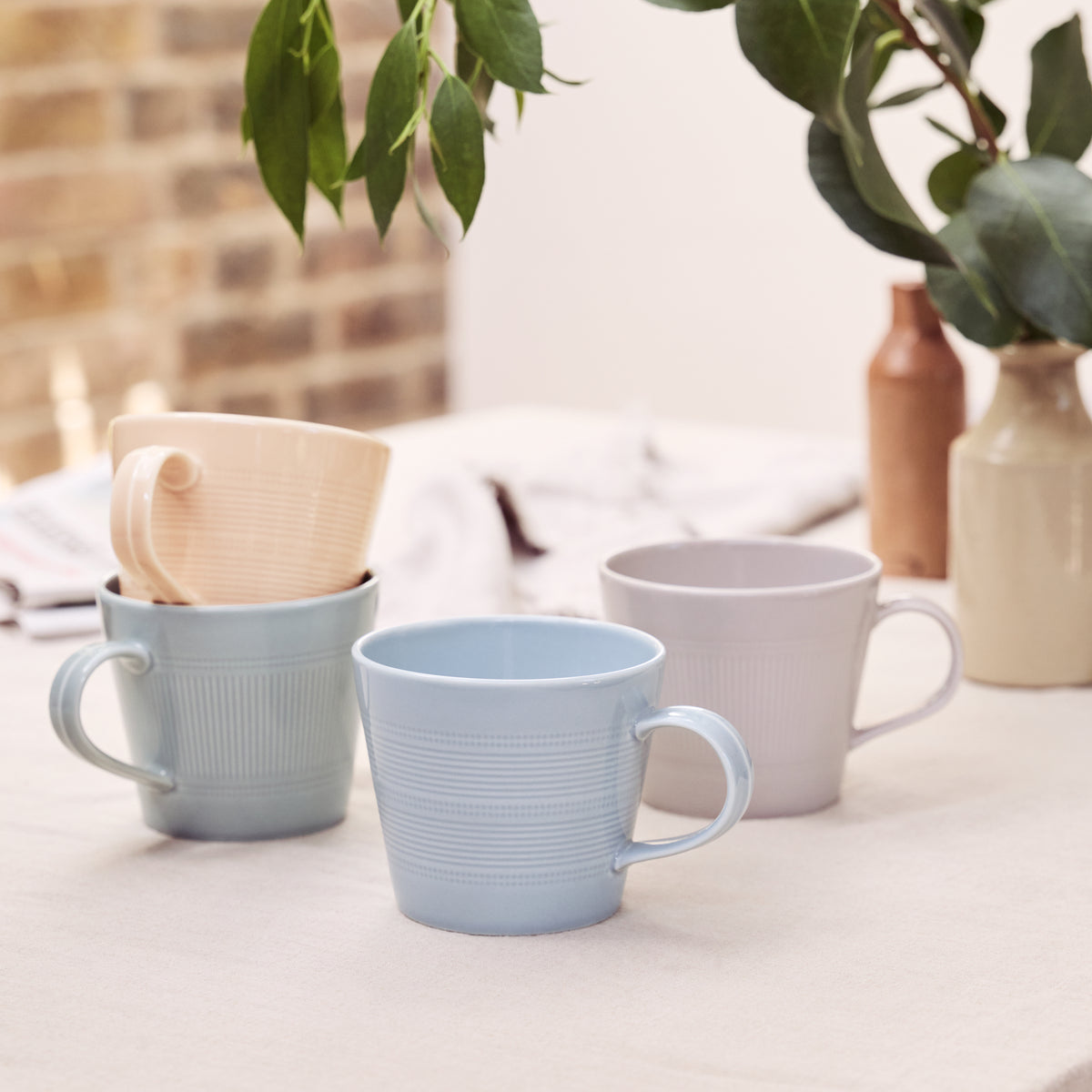 Lambeth Mug 400ml Mixed Set of 4