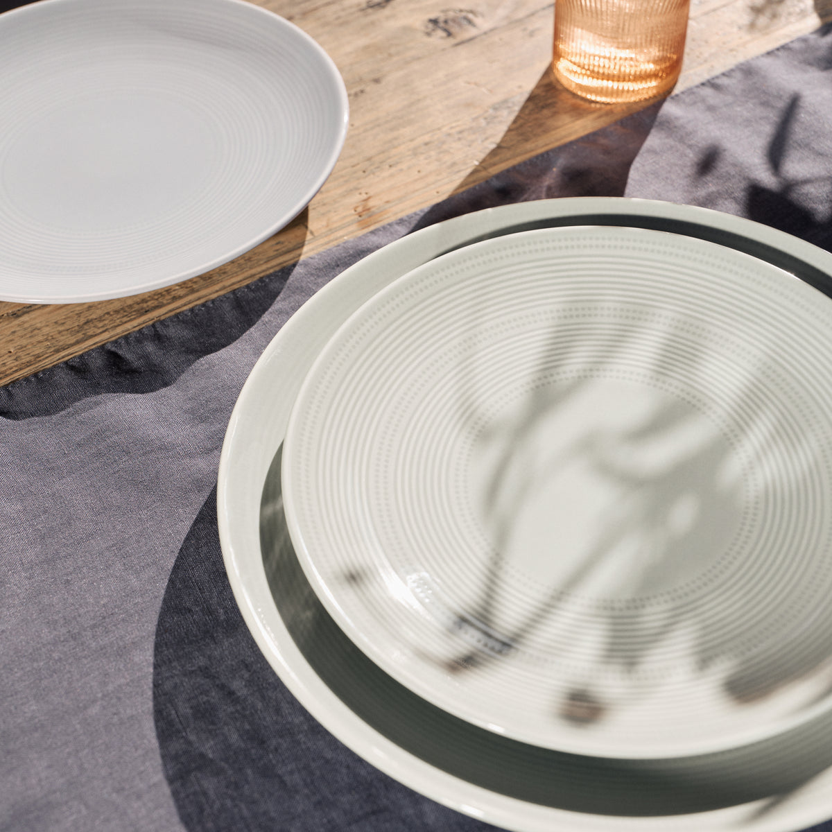 Lambeth Dinnerware Set White 12 Pieces
