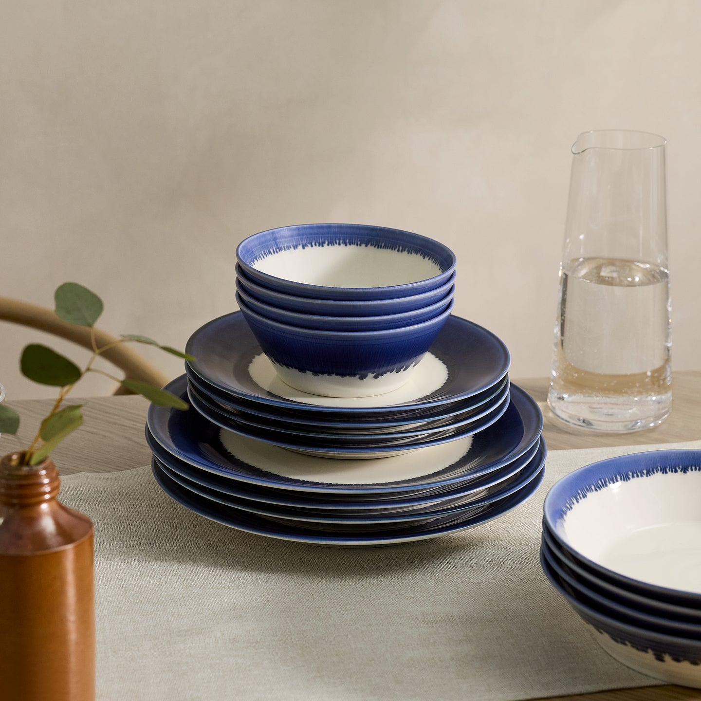 Pacific Glaze Stacking Bowl Blue, Set of 4 | Royal Doulton Webstore