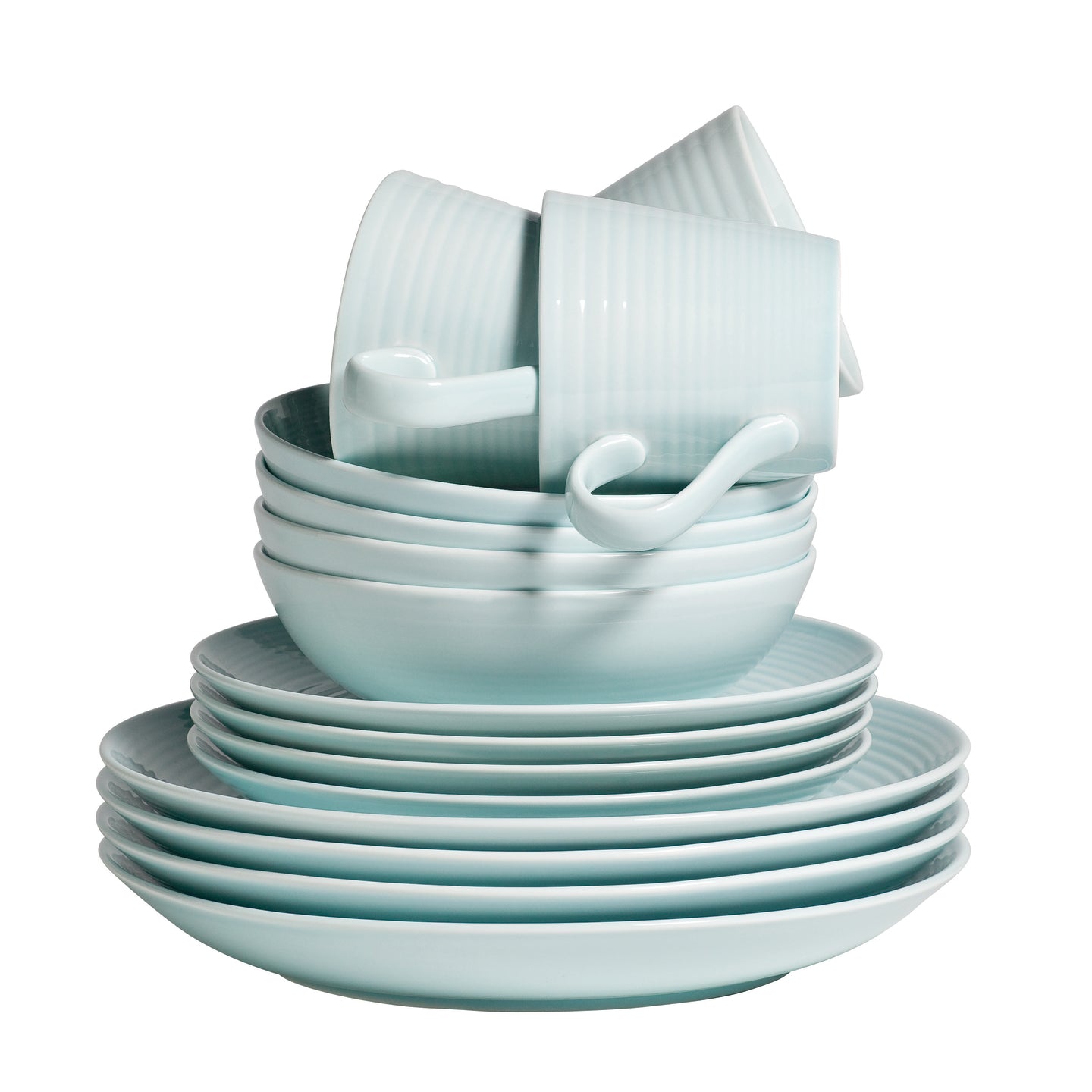 Gordon Ramsay Maze Blue Dinner Set, 16 piece