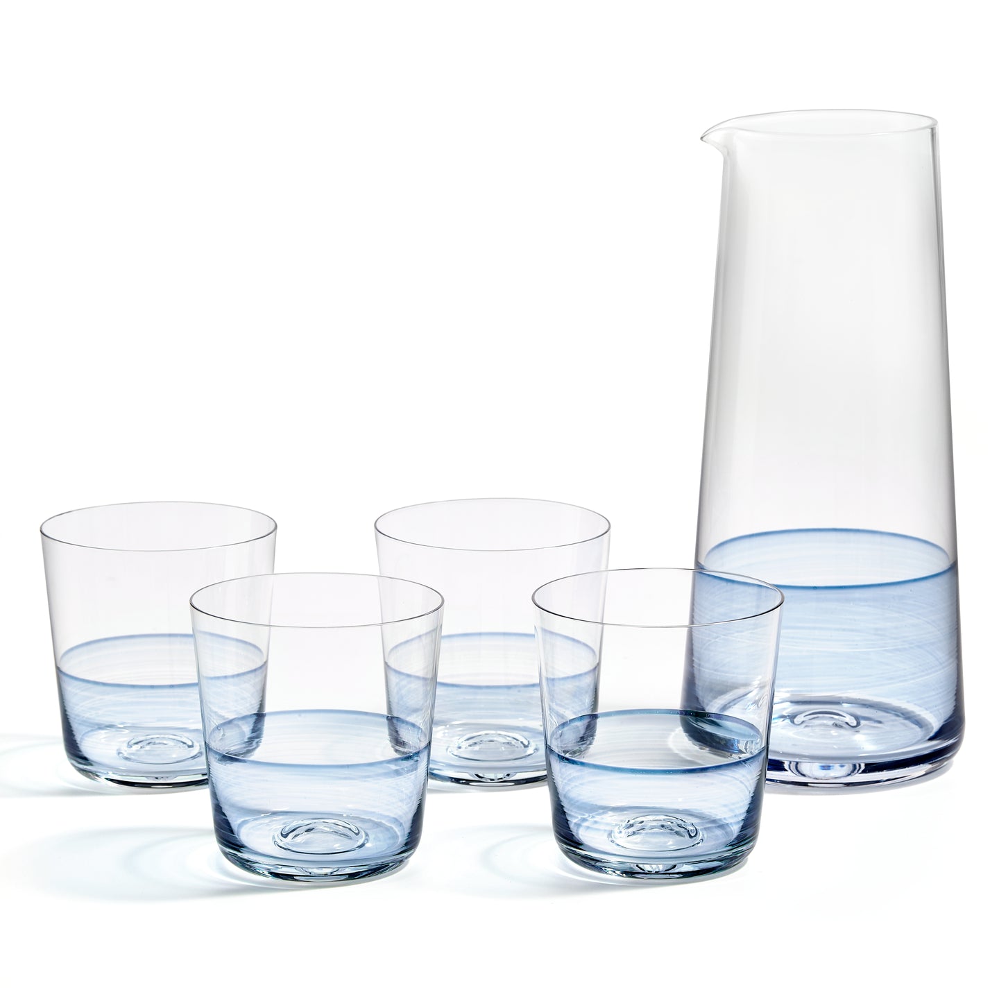 1815 Carafe & Tumbler Blue 5-piece Set