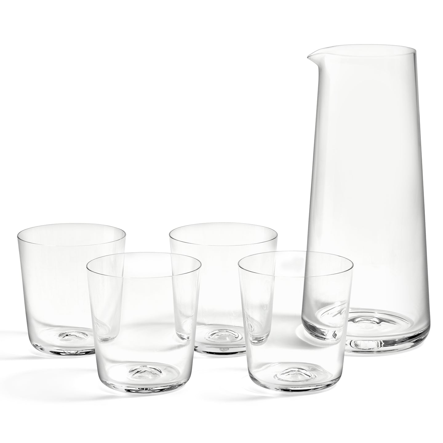 1815 Carafe & Tumbler Clear 5-piece Set