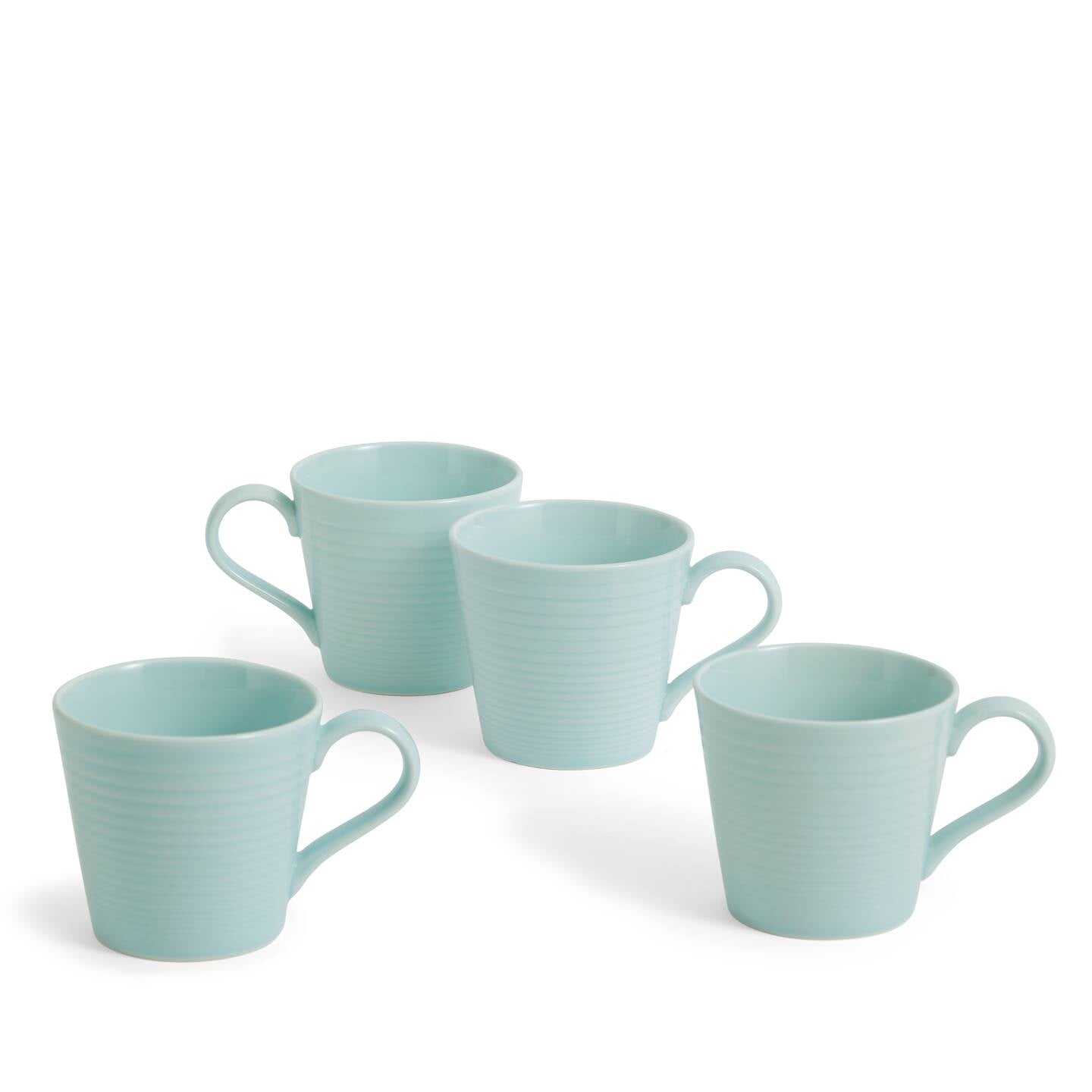 Gordon Ramsay Maze Blue Mugs, Set of 4