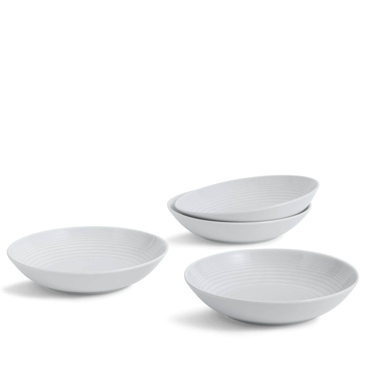 Gordon Ramsay Maze Light Grey Pasta Bowls, Set of 4