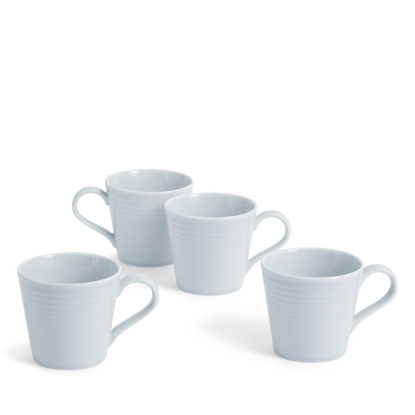 Gordon Ramsay Maze Light Grey Mugs, Set of 4