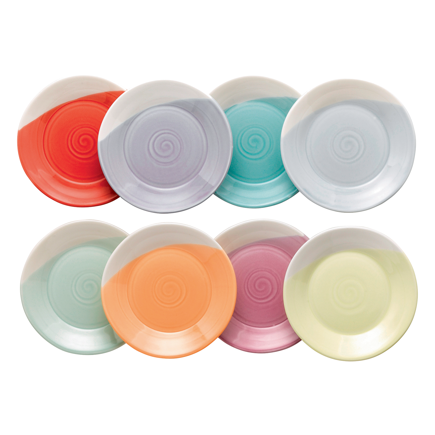 1815 Bright Plates , Set of 8