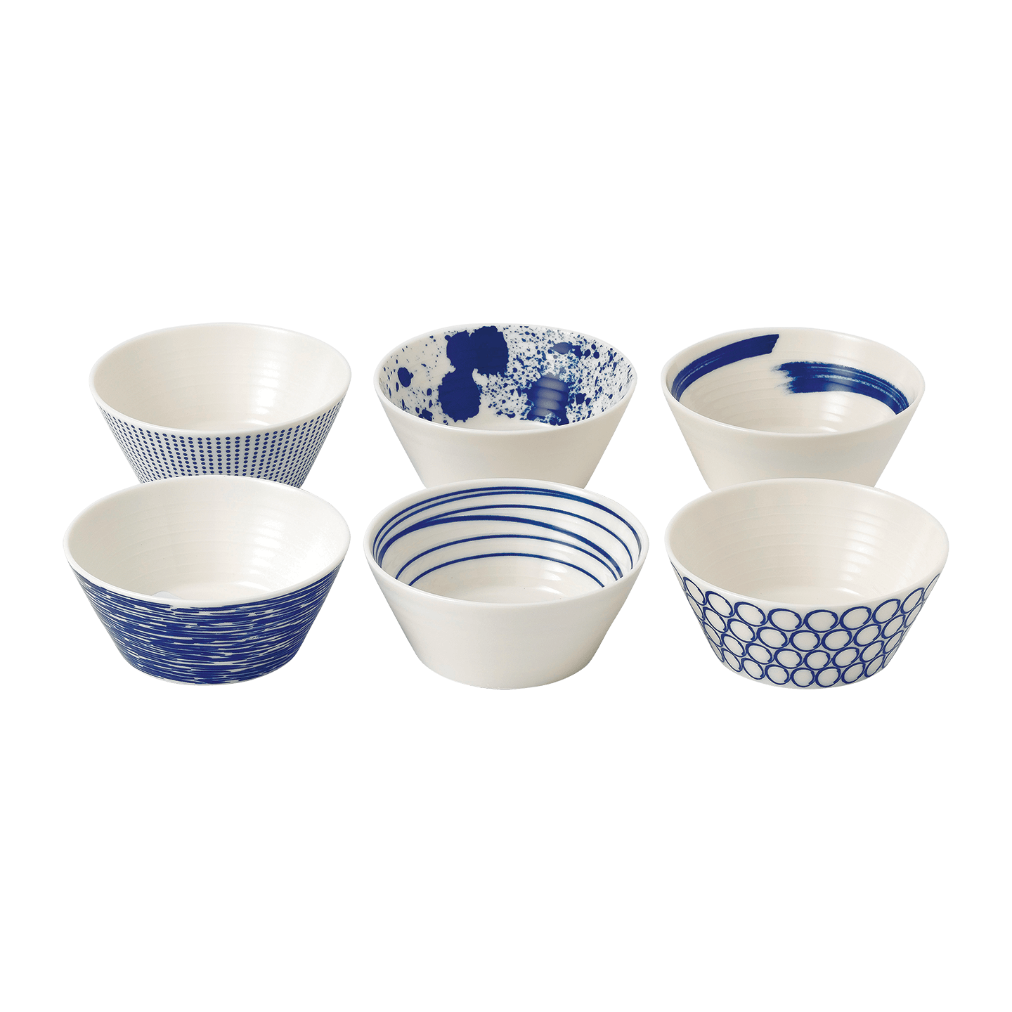 Pacific Blue Tapas Bowls, Set of 6