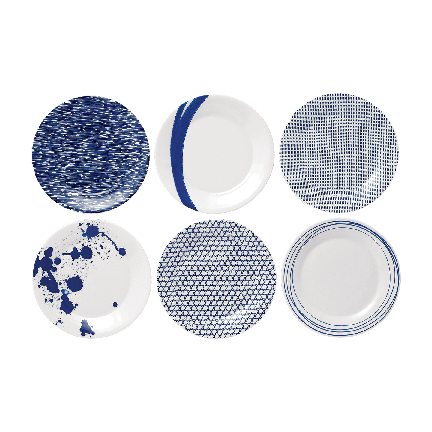 Pacific Blue Side Plates, Set of 6